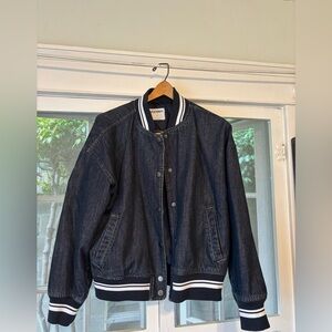 Old Navy Men's Dark Blue Bomber Jacket